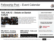 Tablet Screenshot of fellowship-post.com